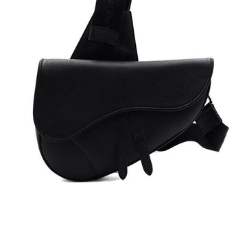 Dior Black Grained Calfskin Saddle Men's Shoulder Bag and Crossbody Bag 1ADPO093YMJ 156848208