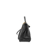Hermes Black Kelly Bag Square L with Stamp 47145 156856464 [P]