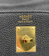 Hermes Black Kelly Bag Square L with Stamp 47145 156856464 [P]