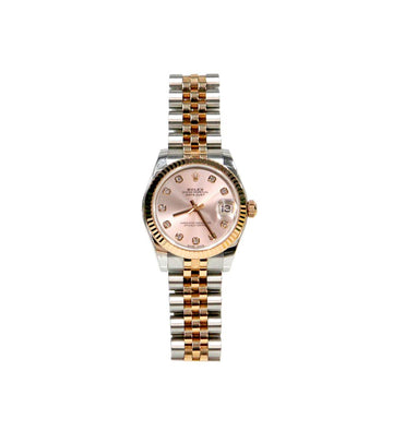 ROLEX 18k 31mm コンビ ダイヤ デイトジャスト オートマティック ウォッチ 47317 156856477