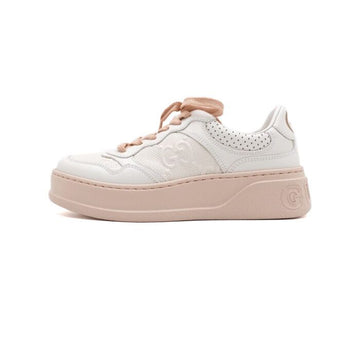 Gucci White Pink GG Embossed Women's Sneakers 684911 156856566