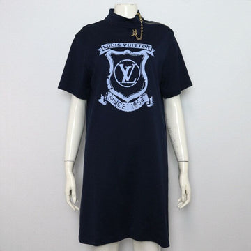 LOUIS VUITTON Frauenkleid mit Ketten-Details in Goldfarbe AA64374 156857445