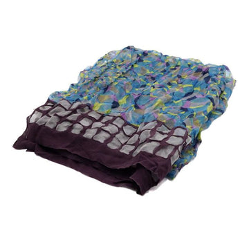 ISSEY MIYAKE Multi-Color Silk Pleated Scarf aa64361 156857449 [P]