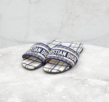 DIOR Checkered Dway Slide Slipper 209CND 155393607