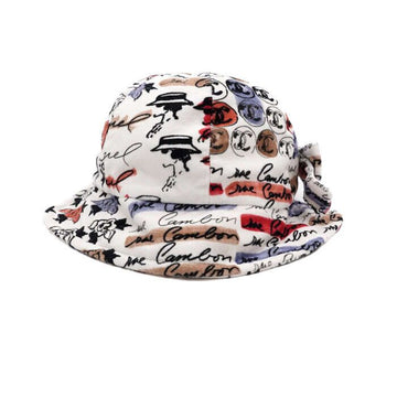 CHANEL Ivory Ribbon Hat 156863082