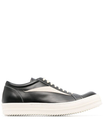 RICK OWENS Damen Vintage Sneakers Schwarz Milchmilch RP02C1888 LCGLVS 911 60144696