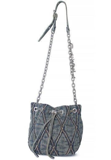 Diesel CHARMD SMINI Denim Bucket Bag Medium Blue X10346 P5570 HA001 145169411