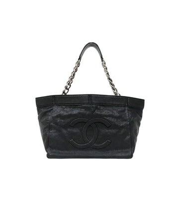 CHANEL Schwarze große CC Ketten Schultertasche 56787 156922979