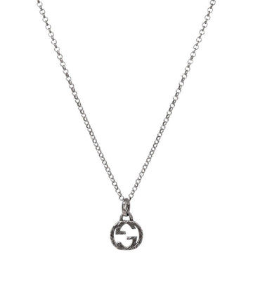 Gucci Interlocking G Silver Necklace 58454 156923352