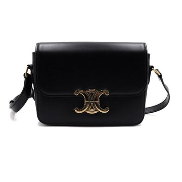 Celine Black Triomphe Tin Black Shoulder Bag and Crossbody Bag 188423BF4 156927881