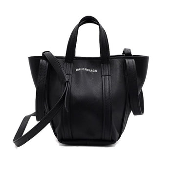 BALENCIAGA Schwarze Leder Northsouth Everyday XS Tote- und Schultertasche 672793 156927924