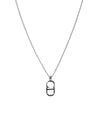 Dior Vertical CD Silver Necklace 60510 156949662 [P]