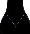 Dior Vertical CD Silver Necklace 60510 156949662 [P]