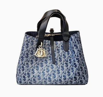Dior Unused Blue Denim Tote Bag 3Q5D1WR1 155010484