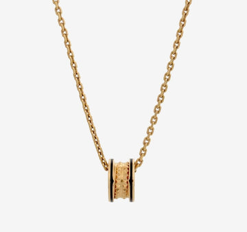 BULGARI 18k ビゼロワン ロック ペンダント ネックレス ローズゴールド 18K 9EY9QKH4 156950405