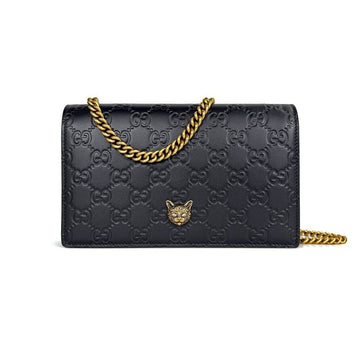 GUCCI キャットヘッドチェーンロング財布 548060 154871794