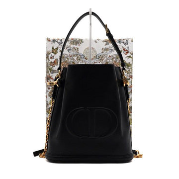 DIOR CD-Embossed Schwarz Bucket Tote Bag Medium Crossbody Bag 2023 156956110