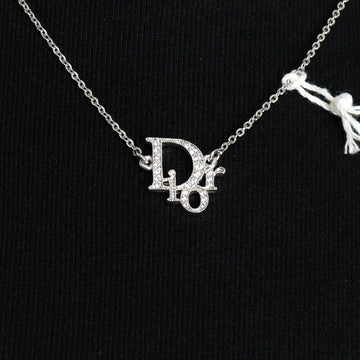 DIOR D21143DOS Frauenhalskette mit Silber Kristall Logo aa64531 156957965