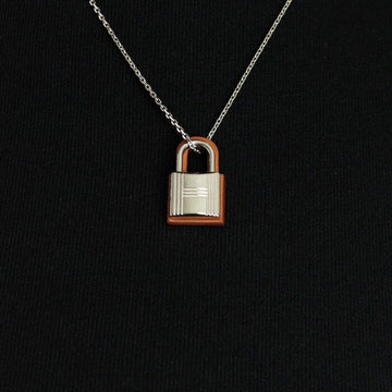 HERMES H078852CK37 Kettenanhänger mit Schloss für Damen in Braun 64536 156957987