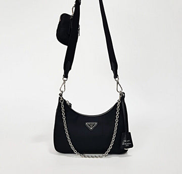 PRADA Tesuto Ketten Hobo Bag 1BH204 156641393