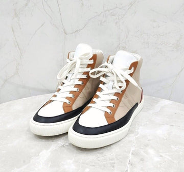 Hermes Leather High-Top Sneakers 152603589