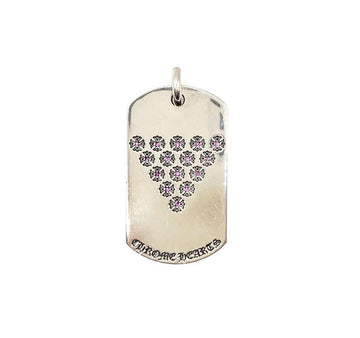 Chrome Hearts Pink Sapphire Dog Tag O8COLFRU 155451965