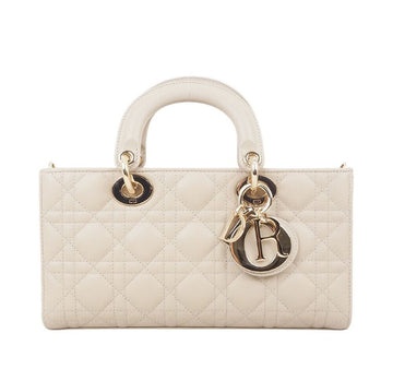 DIOR Beige 2WAY Tasche mit Cannage-Muster 9076106085 156976663