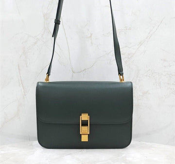 Saint Laurent Care Satchel Bag Green 633241 145558673
