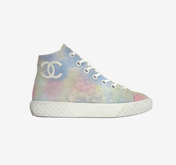 CHANEL Regenbogen Mehrfarbige High-Top Sneakers N0BY567O 156994755