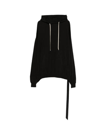 RICK OWENS Hoodie aus Baumwolljersey Schwarz 155582994