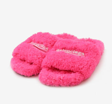 Balenciaga Furry Slide Slipper Hot Pink 38 Size 654261 155282940