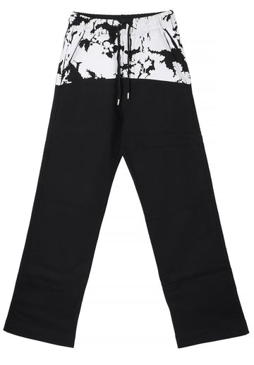 DRIES VAN NOTEN HAMER プリンティング スウェットパンツ ブラック 2610211503611900 153291443