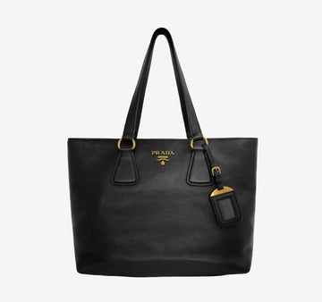 PRADA VITELLO DINOS Tote Bag Schwarz HD8FOBLP 156997372