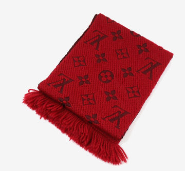 LOUIS VUITTON Wollmischung Quaste Schal Rot M72432 156997916
