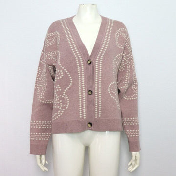 HERMES Cashmere-Gartenjacke Brides de Gala in Rosé-Pink H5E2750DC2Y36 156997934