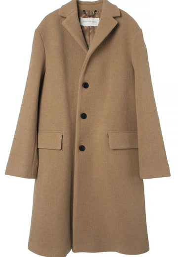 Dries Van Noten Rustic Wool Coat Camel 2420202219222102 119024256