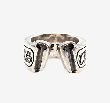 CHROME HEARTS Scroll-Label Ring IAKXN878 156998152
