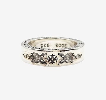 CHROME HEARTS Dagger Space Ring 6MM 17 156998225