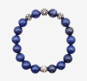 Chrome Hearts Lapis Lazuli Bead Bracelet 7XFLSR1Q 156998375
