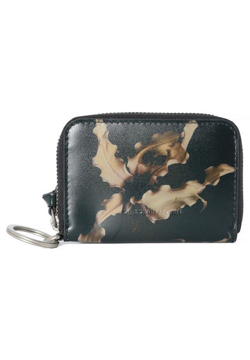 DRIES VAN NOTEN ジッパー レザー カード ケース カーキ 252022109598606 152352392