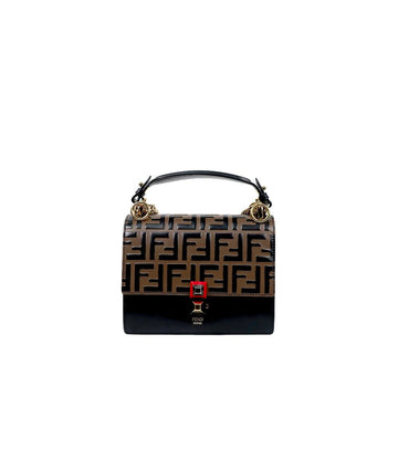 Fendi Brown FF Logo Kan-I Shoulder Bag 60876 157005356