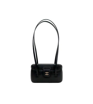 CHANEL ブラック ミニ プレフココ ヴァニティ ショルダーバッグ 60718 157005388