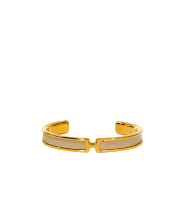 HERMES White Appsong Olymp Bracelet 60311 157011645