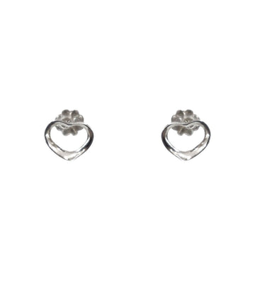 TIFFANY & CO Offenes Herz Silber Ohrringe 55310 157011787