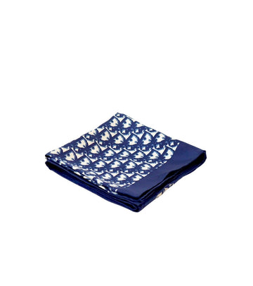 DIOR Navy Oblique Schal 55440 157015555