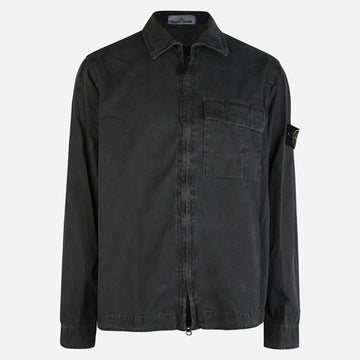 Stone Island Brushed Overshirt Jacket Charcoal Gray 1200008 S00WN V0165 157019995