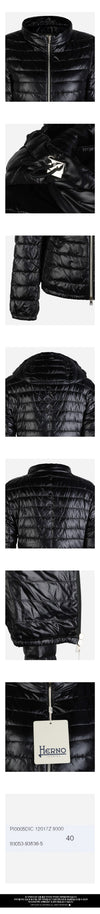 HERNO Damen Angela Hoodie Steppjacke Schwarz 12017Z 9300 157022181 [P]