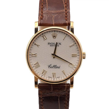 Rolex Jubilee Roman Manual 32mm Men's Leather Band Watch AA64327 157026424