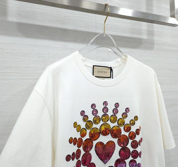 Gucci Love Parade Sequin Short Sleeve T-Shirt 615044 157040151