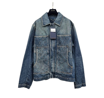 Louis Vuitton Unused Carpenter Denim Jacket 1ABJ77 LOA123079 151516612